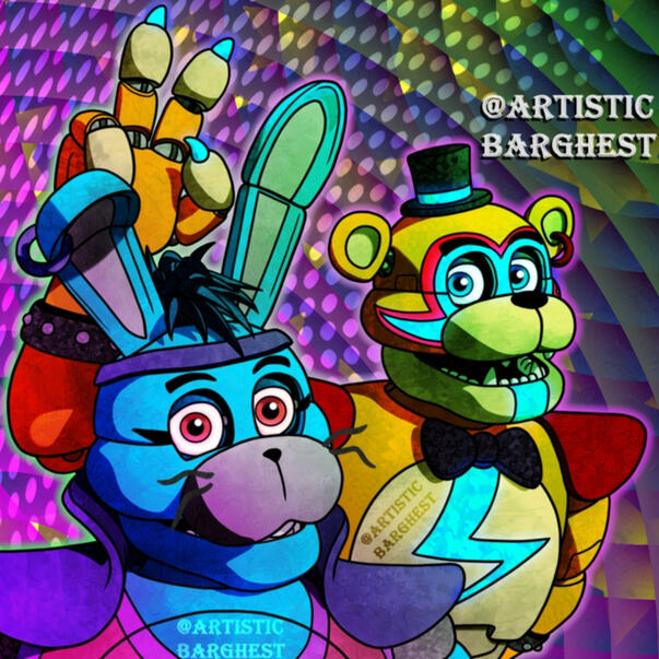 Glamrock Freddy & Glamrock Bonnie